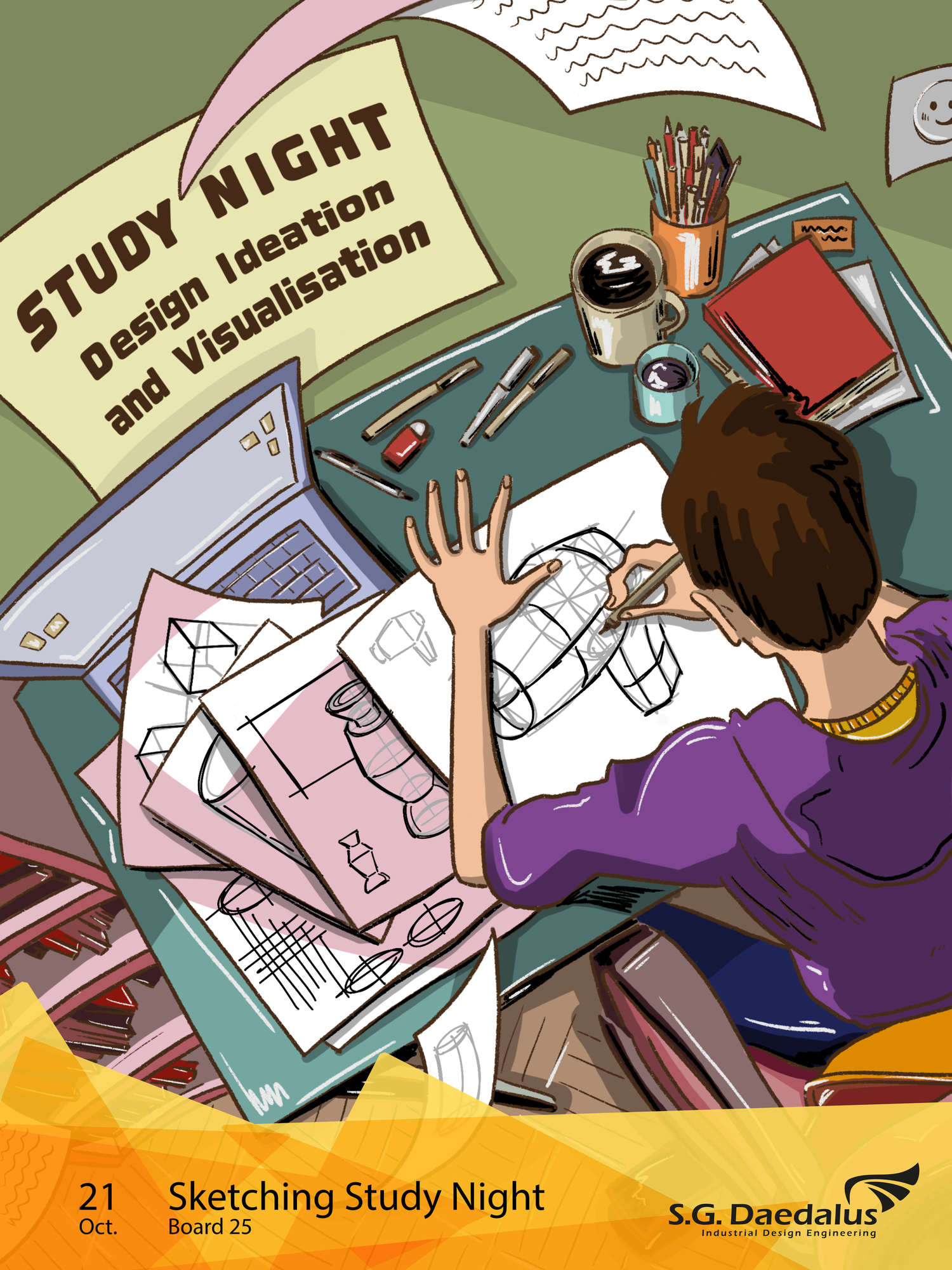 Study Night 'Design Ideation and Visualisation'  