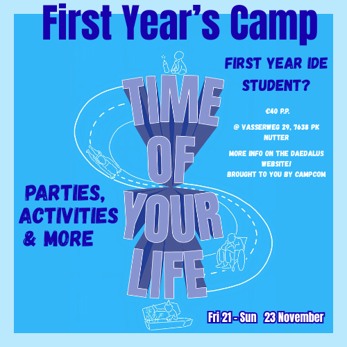 First Year Camp: Time of your Life!